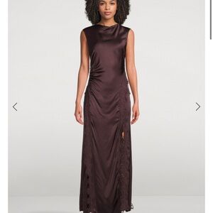 Shona Joy Chocolate Brown Maxi Dress